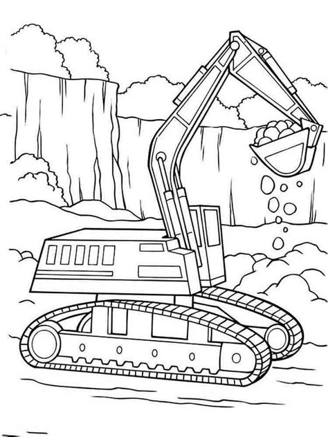 Construction Vehicles coloring pages