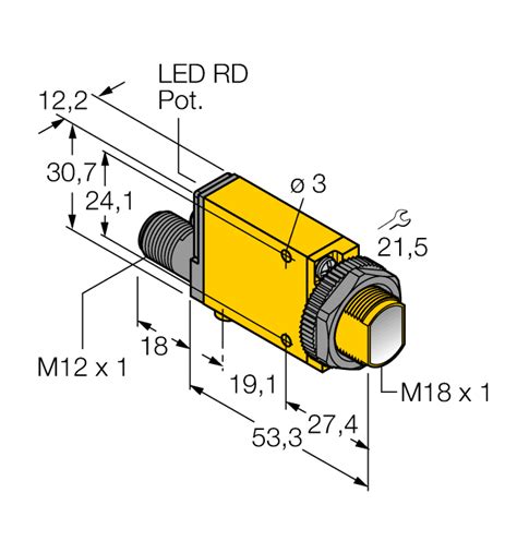 Opto Sensor Reflexionslichttaster