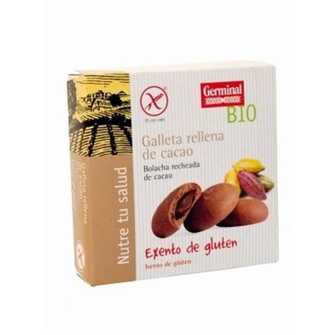 Galletas Rellenas Cacao Sin Gluten Germinal Gr Bio