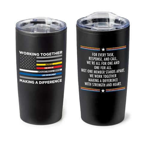 Working Together Making A Difference Teton Stainless Steel Tumbler 20