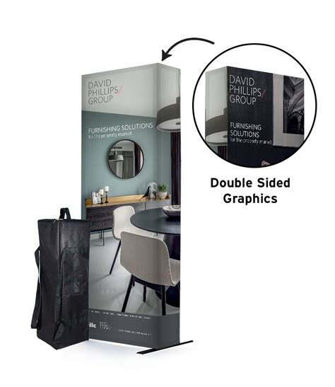 X Double Sided Fabric Pop Up Tension Fabric Display Pop Up Display Uk