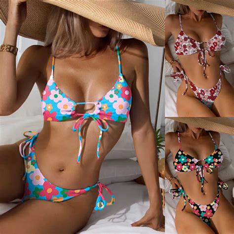 Sexy Bikinis For Women 2 Piece Bikini Fashion Women Split Swimsuit Show