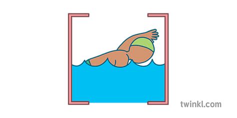 Sym Swimming Colour Illustration Twinkl