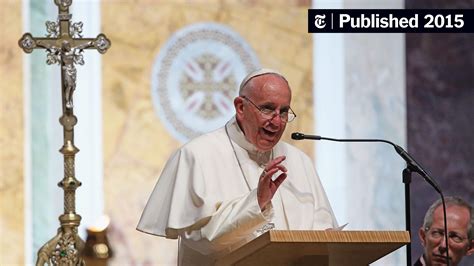 Pope Francis’ Speech to the Bishops of the United States of America - The New York Times