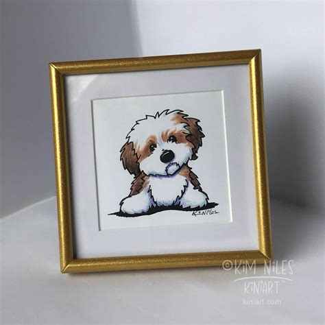 Original Art KiniArt By Contemporary PUP Artist Kim Niles