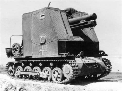 The Bison German Mobile Artillery In The Early War