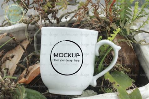 Plant Mug Coffee Mockup Graphic By Thebest Mockup Creative Fabrica