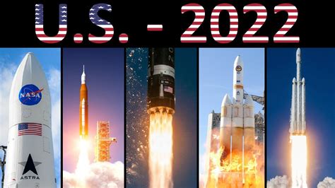 Rocket Launch Compilation 2022 Us Rockets Youtube