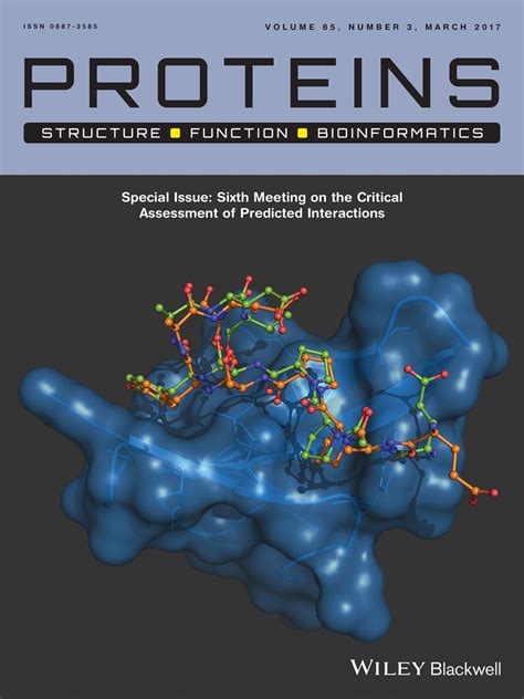 Proteins Structure Function And Bioinformatics Protein Science Journal Wiley Online Journal