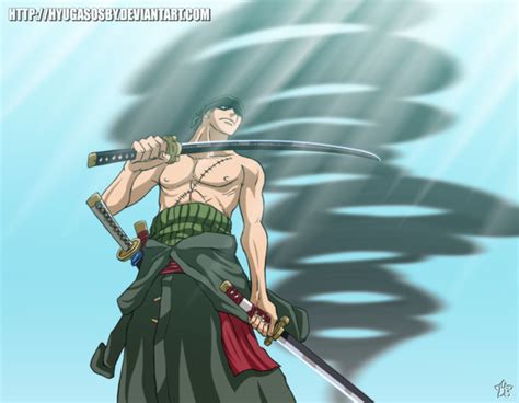 Roronoa Zoro 3 Sword Style By Hyugasosby On Deviantart Roronoa Zoro