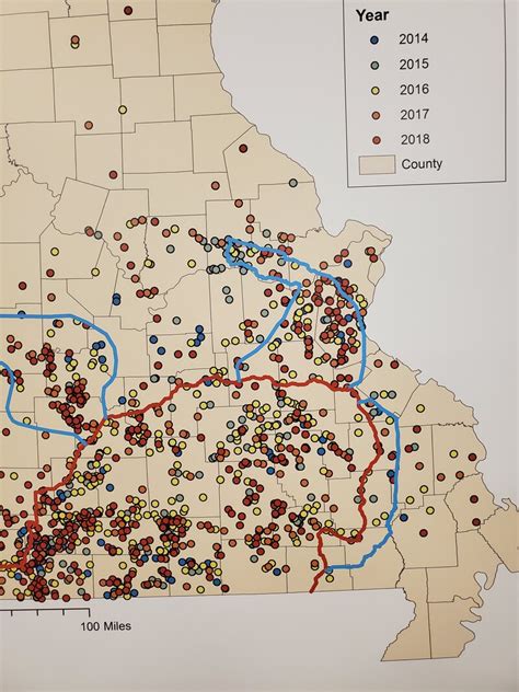 Black Bears In Missouri Map Map