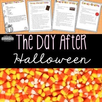 The Day After Halloween By Ashleigh Teachers Pay Teachers