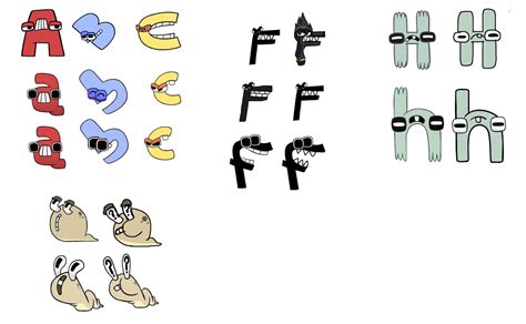 Alphabet Lore I Modified Letters By Abbysek On Deviantart