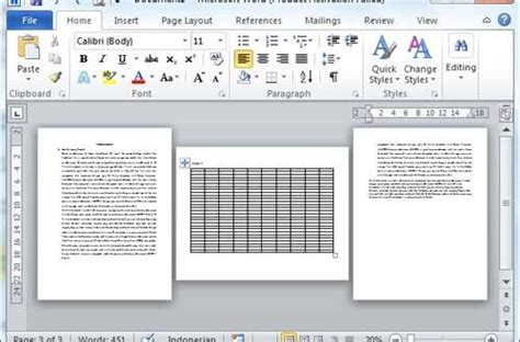 Famous Cara Membuat Tabel Landscape Di Microsoft Word References Blog Ihsanpedia