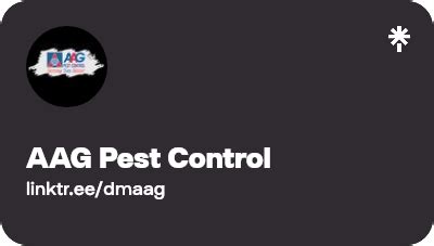 AAG Pest Control Linktree