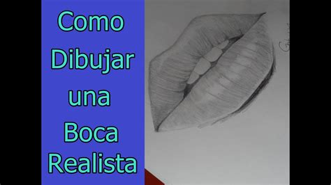 Como Dibujar Una Boca Realista How To Draw Mouth And Lips Youtube