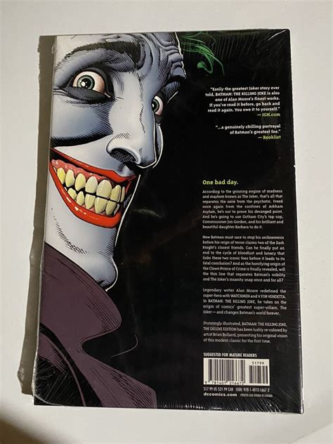 DC COMICS BATMAN THE KILLING JOKE DELUXE HARDCOVER 2011 Sealed NEW