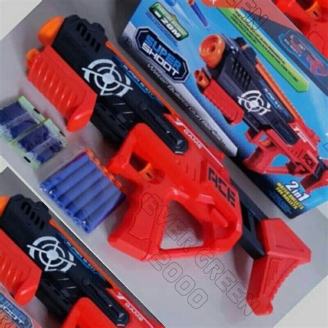 Jual Mainan Sniper Tembak Tembakan NERF Dan Water Gel Blaster RED