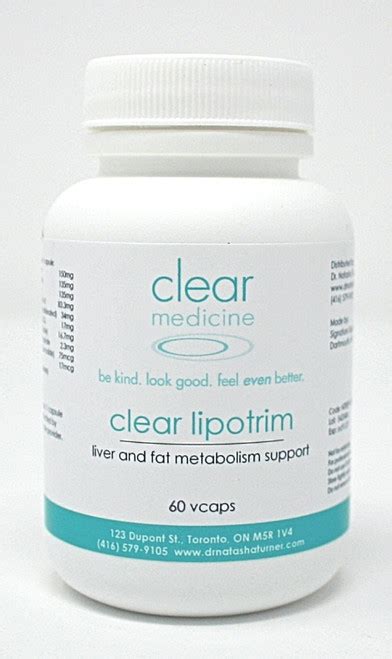 Clear Lipotrim 60 Capsules Formula To Support Healthy Metabolism Of