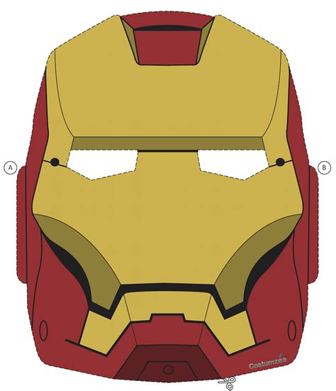 Iron Man Mask Print Out