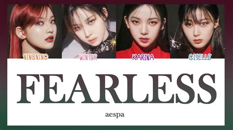 How would aespa sing FEARLESS by LE SSERAFIM 르세라핌 YouTube