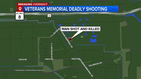 Veterans Memorial Drive Fatal Shooting Man Dies While Driving For Help