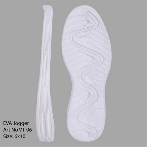 White EVA Jogger Shoes Sole Size 6x10 Inch At Rs 70 Pair In New Delhi