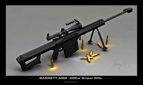 Barrett M82 Sniper Rifle by ShengDaFlashPRo on DeviantArt