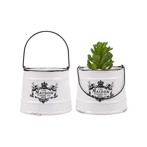 Garden Ceramic Planters Flower Plant Bucket Dongsheng