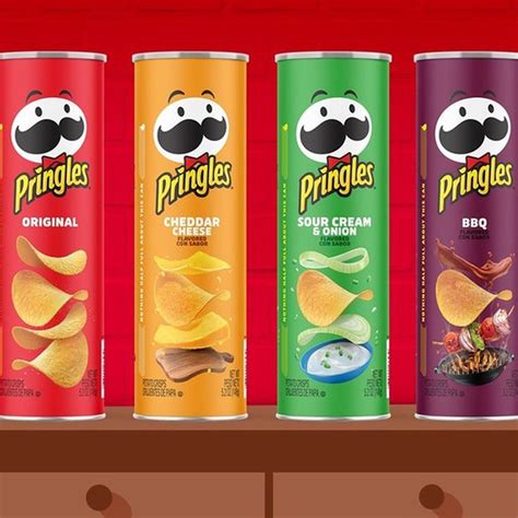 A Pringles Famosa Marca De Batatinhas Atualizou Sua Identidade Visual