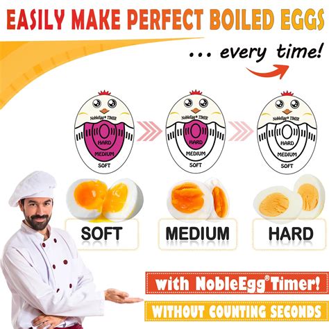 Snapklik Egg Timer For Boiling Eggs Soft Medium Hard Boiled Egg