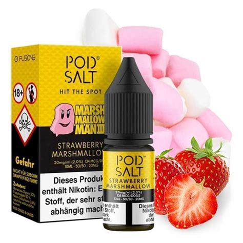 Pod Salt Fusion Strawberry Marshmallow Nikotinsalz Liquid Ml