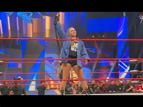 RONDA ROUSEY MAKES HER ROH DEBUT NOT SIGNING FOR AEW ONE TIME