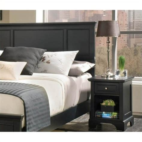 Home Styles Bedford Queen Wood Panel Headboard And Nightstand Set In