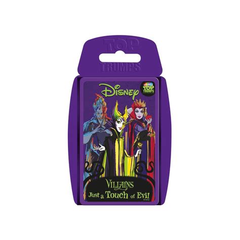 Top Trumps Disney Villains Card Game Mr Toys Toyworld