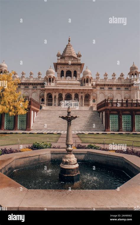 Fort Mehrangarh And The Mausoleum Of The Jaswant Thada Hi Res Stock