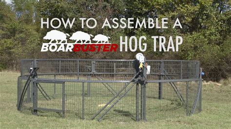 How To Assemble A BoarBuster Hog Trap Feral Hog Trap Setup 2017 YouTube