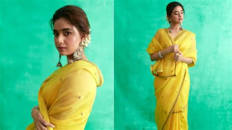 Keerthy Sureshs Bright Yellow Saree Is A Perfect Pick For Wedding