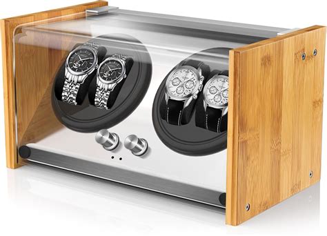 Watch Winder Box For Automatic Watches Compatible With Rolex Couple