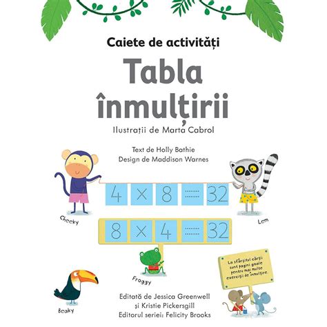 Caiete De Activitati Tabla Inmultirii 6 7 Ani Usborne Books EMAG Ro