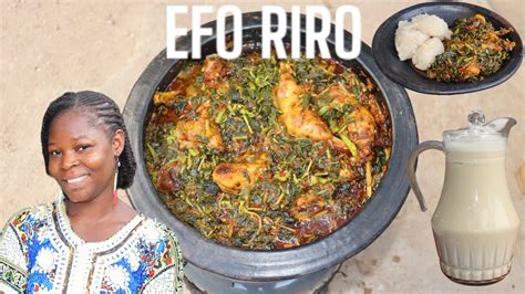 HOW TO MAKE EFO RIRO DELICIOUS CHICKEN VEGETABLE STEW SOUP COOKING