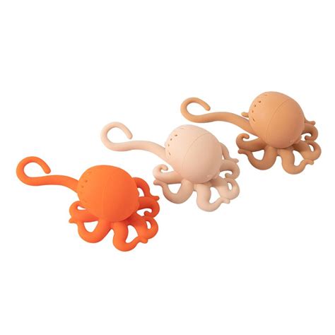 3Pcs Octopus Siliconen Thee Maker Creatieve Octop Grandado