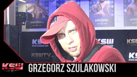 Grzegorz Szulakowski przed KSW 42 Przygotować się na pełny rozpi rdol