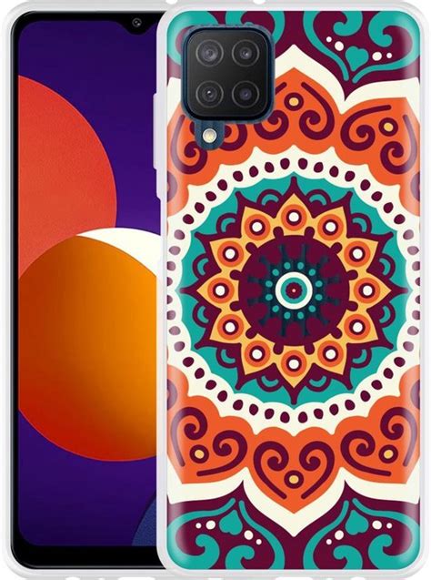 Samsung Galaxy M12 Hoesje Retro Mandala Designed By Cazy Bol