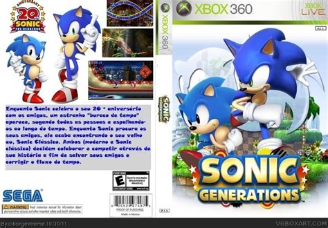 Sonic Generations Xbox 360 Box Art Cover by ciborgextreme