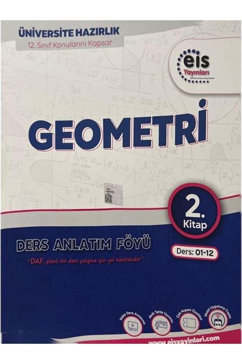 Eis Yayınları Eis Yks Daf Geometri 2 Kitap Fiyatı Yorumları Trendyol