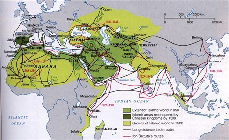 The Travels of Ibn Battuta [2268 X 2195] : MapPorn