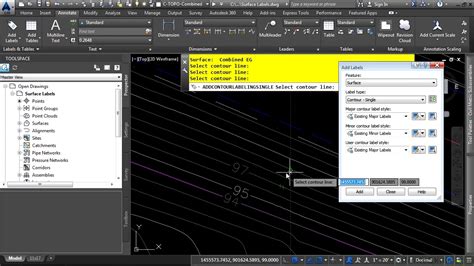 Surface Labels Civil 3D YouTube