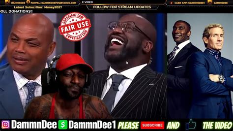 Shaq Charles Barkley Clowns Roast Shannon Sharpe Skip Bayless