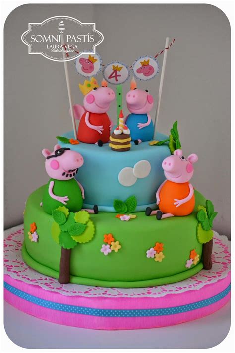 Peppa Pig Para Mica Tortas De Peppa Pasteles De Peppa Tartas De